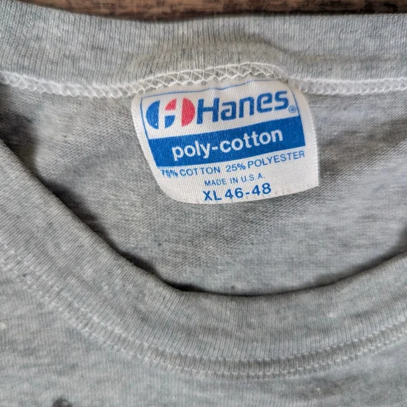 Men's Hanes Gray South Boston Viet-Nam Memorial Short Sleeve Tee XL - Picture 5 of 6